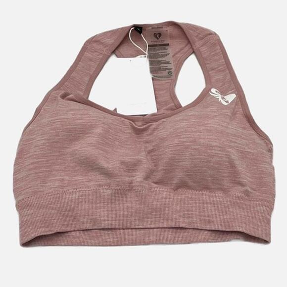 Women's Best Move Seamless Sports Bra in Light Pink Marl Size X-Small - Picture 3 of 10